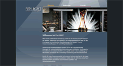 Desktop Screenshot of pro-light.com