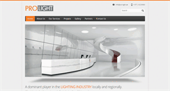 Desktop Screenshot of pro-light.ae