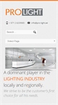 Mobile Screenshot of pro-light.ae